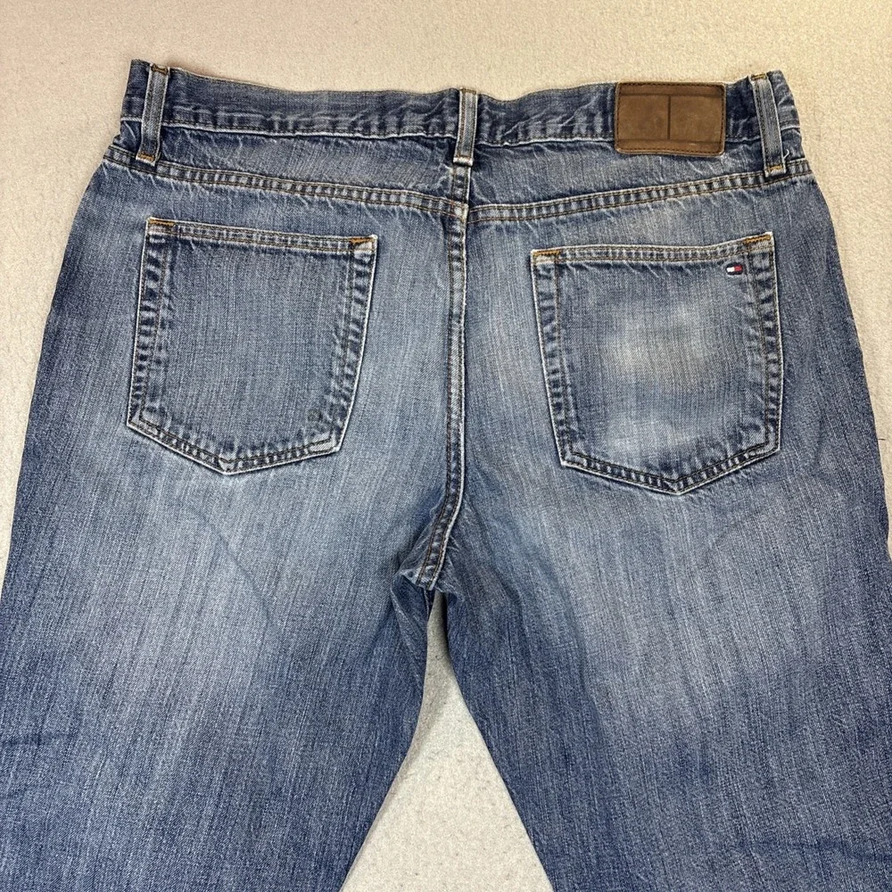 Vintage Y2K Tommy Hilfiger Jeans Men's Size 36x30 Blue Denim Straight Leg‎